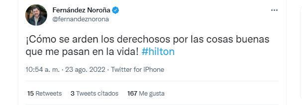 El diputado del Partido del Trabajo (PT) contestó a sus opositores en un segundo mensaje de redes sociales (Foto: Captura de pantalla Twitter)