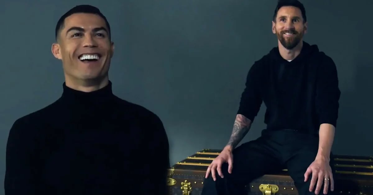 Bastidores do anúncio que juntou Lionel Messi e Cristiano Ronaldo antes da Copa do Mundo de 2022 no Catar
