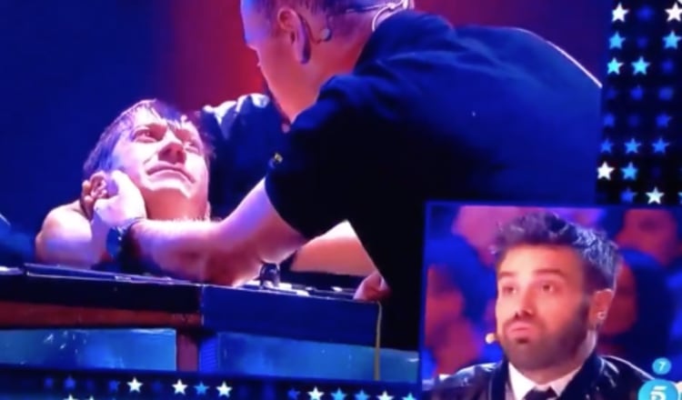 El truco de escapismo salió mal y preocupó a los jueces y público en general (Foto: captura de pantalla Got Talent España)