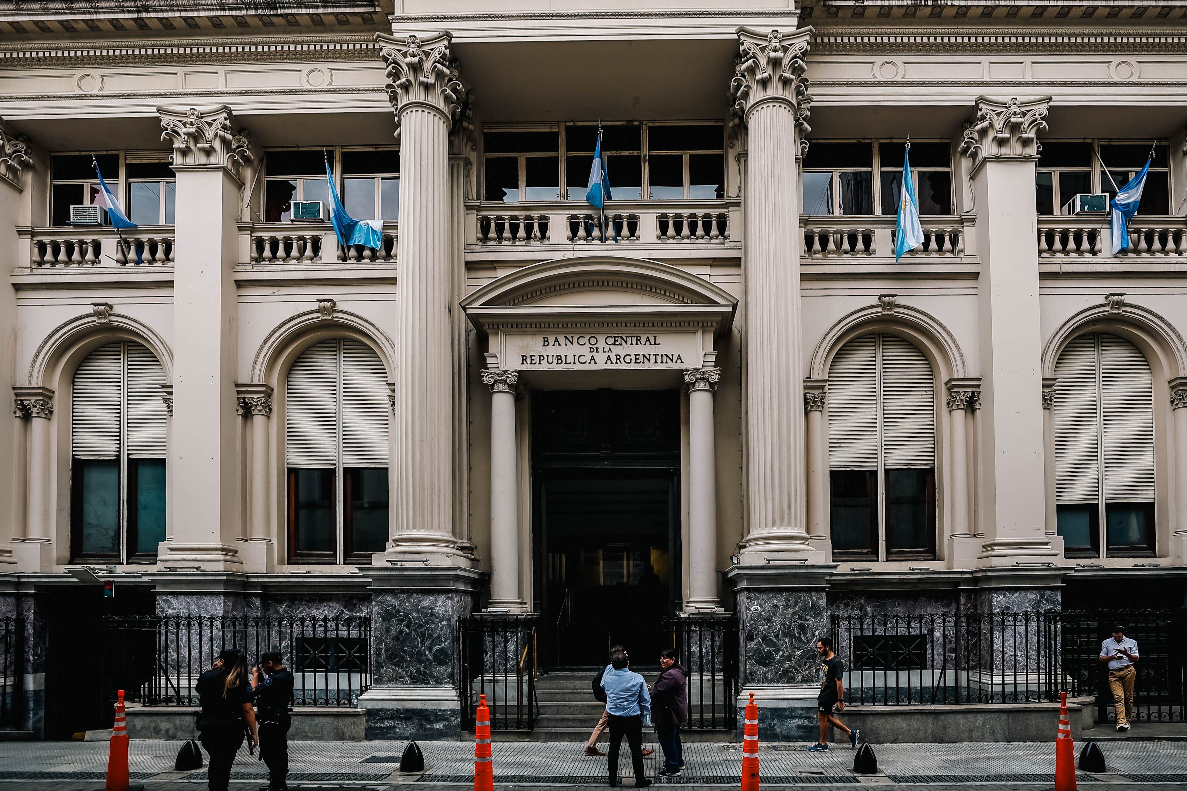 La fachada del Banco Central de La República Argentina, en una fotografía de archivo EFE/Juan Ignacio Roncoroni
