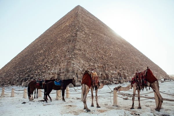 La Gran Pirámide de Giza, fuente de leyendas y mitos (Getty Images)