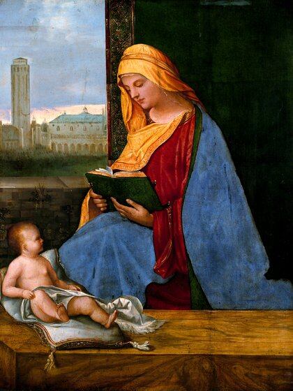 "Virgen leyendo" (Ashmolean Museum, Oxford)