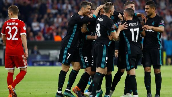 Real Madrid celebra en el Allianz Arena (Reuters)