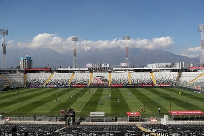 Estadio Monumental de Colo Colo, lugar donde también entrena el primer equipo del club albo.  