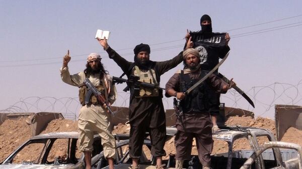 yihadistas de ISIS en Siria