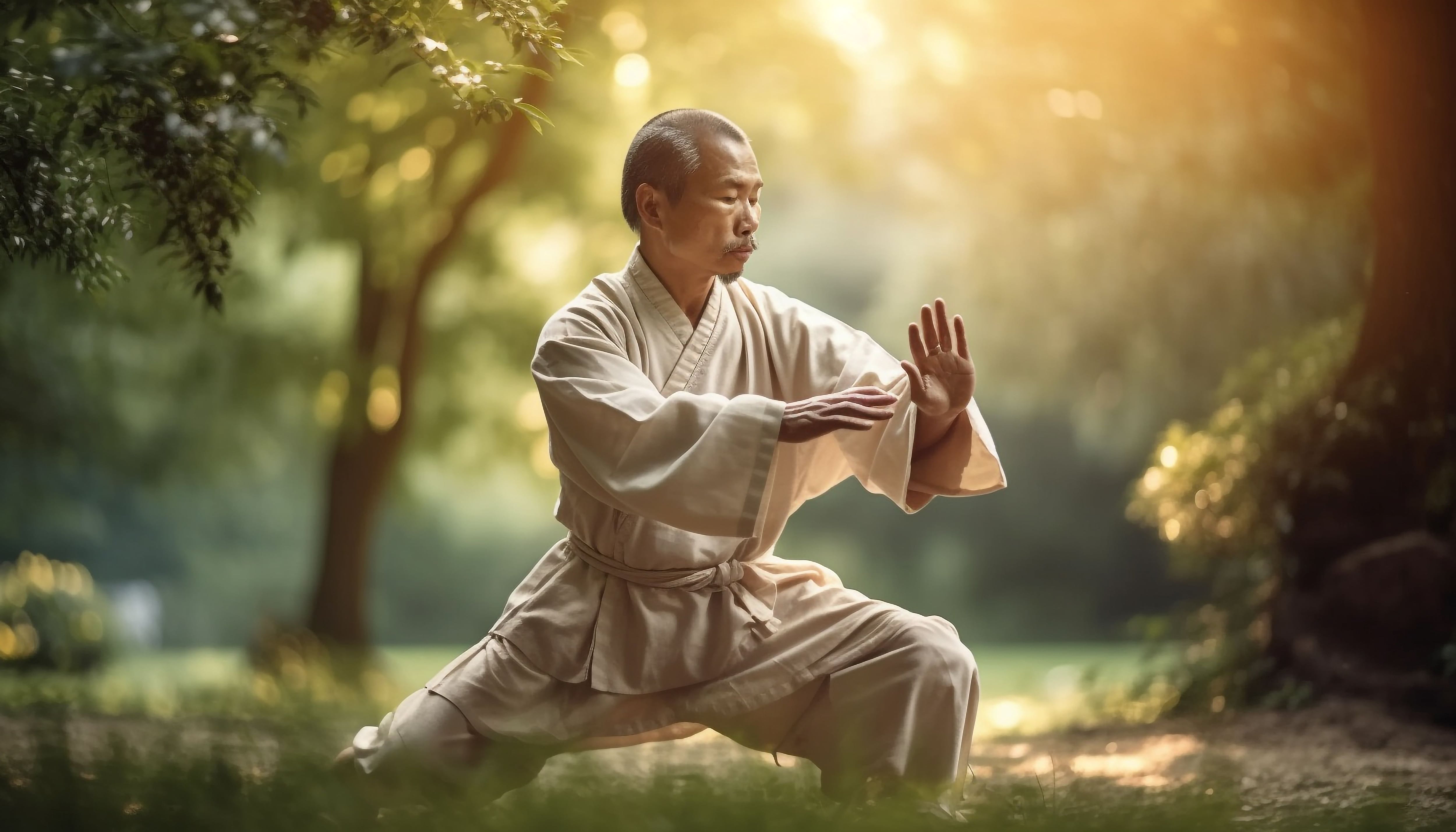 Las investigaciones sugieren que el tai chi puede mejorar el equilibrio y la movilidad, incluso en personas con enfermedades neurológicas como el Parkinson (Freepik)