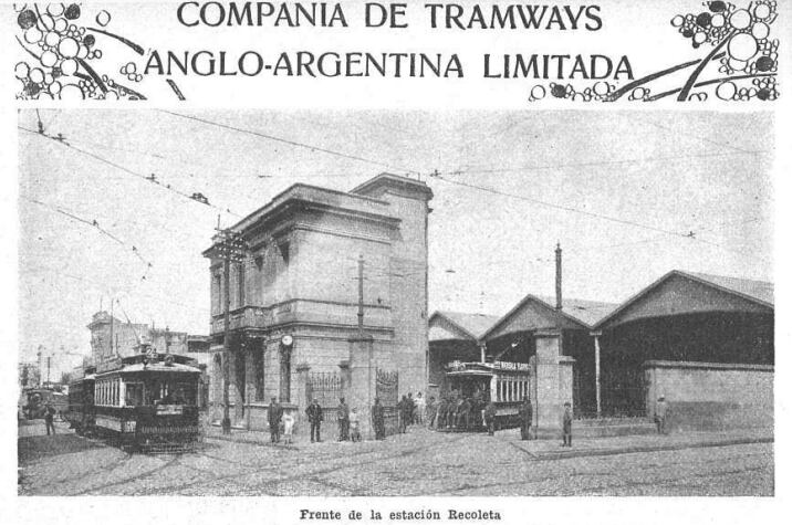 Tranvías Estación Recoleta.