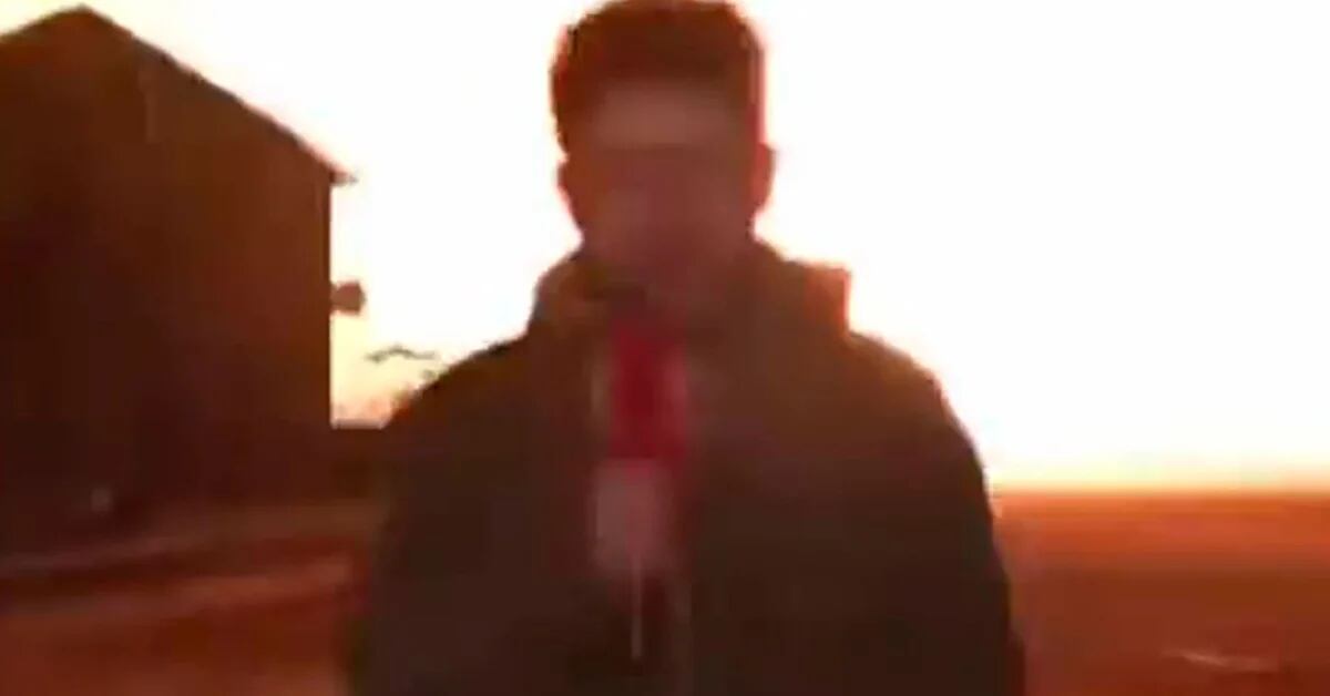 The moment a missile fell meters away from a journalist in Ukraine