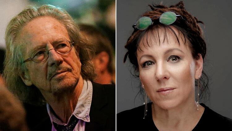 Handke recibió el Nobel de Literatura 2019 en la misma ceremonia en la que se entregó el galardón de 2018 a Olga Tokarczuk (Reuters)