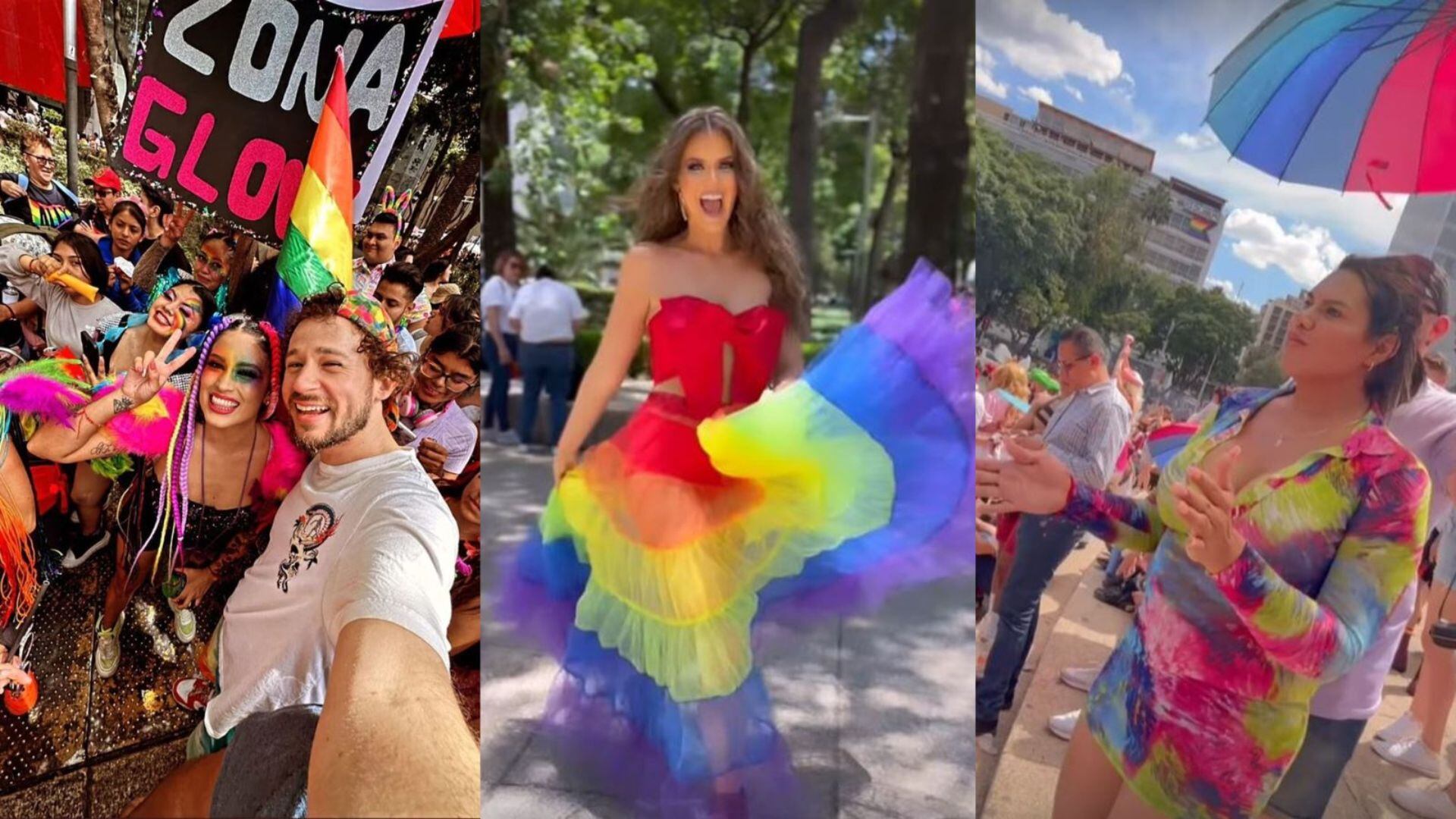 De Niurka Marcos a Luisito Comunica: los famosos en la Marcha LGBT2023 de la CDMX