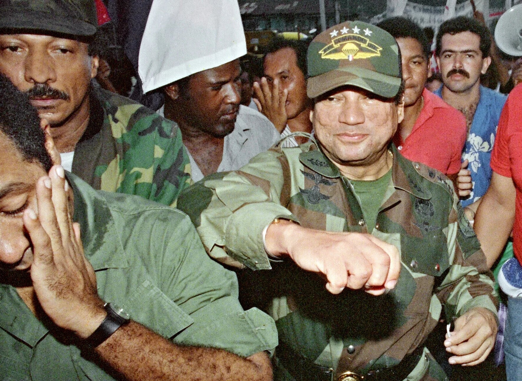 Noriega en una foto de 1989 (AFP)