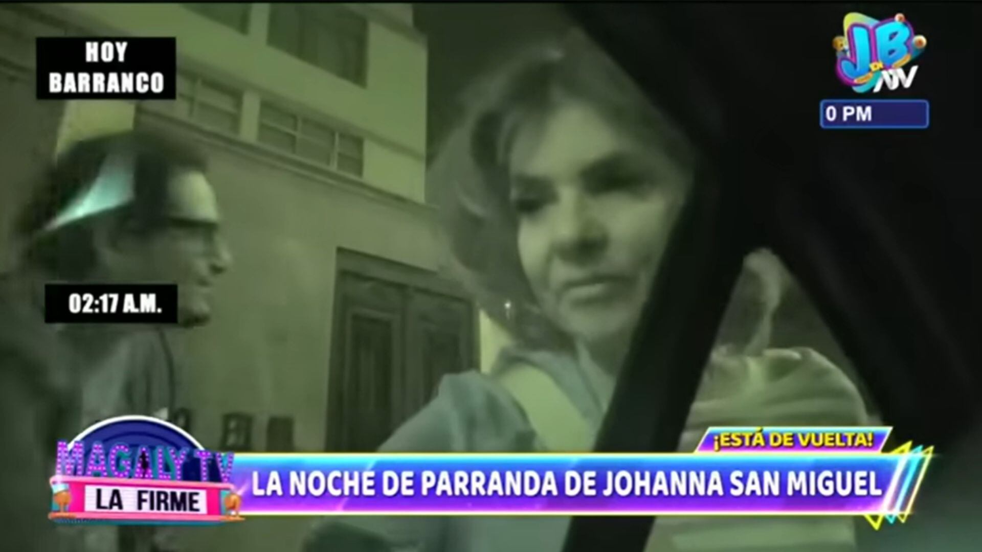 Johanna San Miguen confundió a reportero de Magaly Medina con un taxista. (ATV)