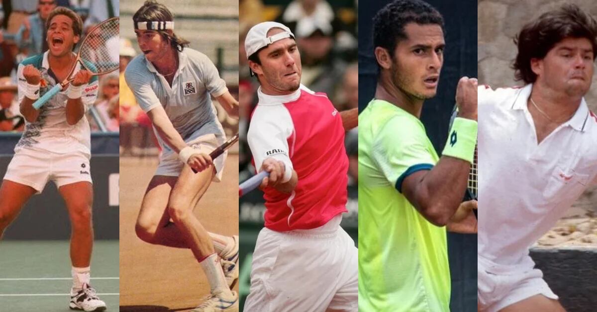 With Juan Pablo Varillas, the five best Peruvian tennis players in history