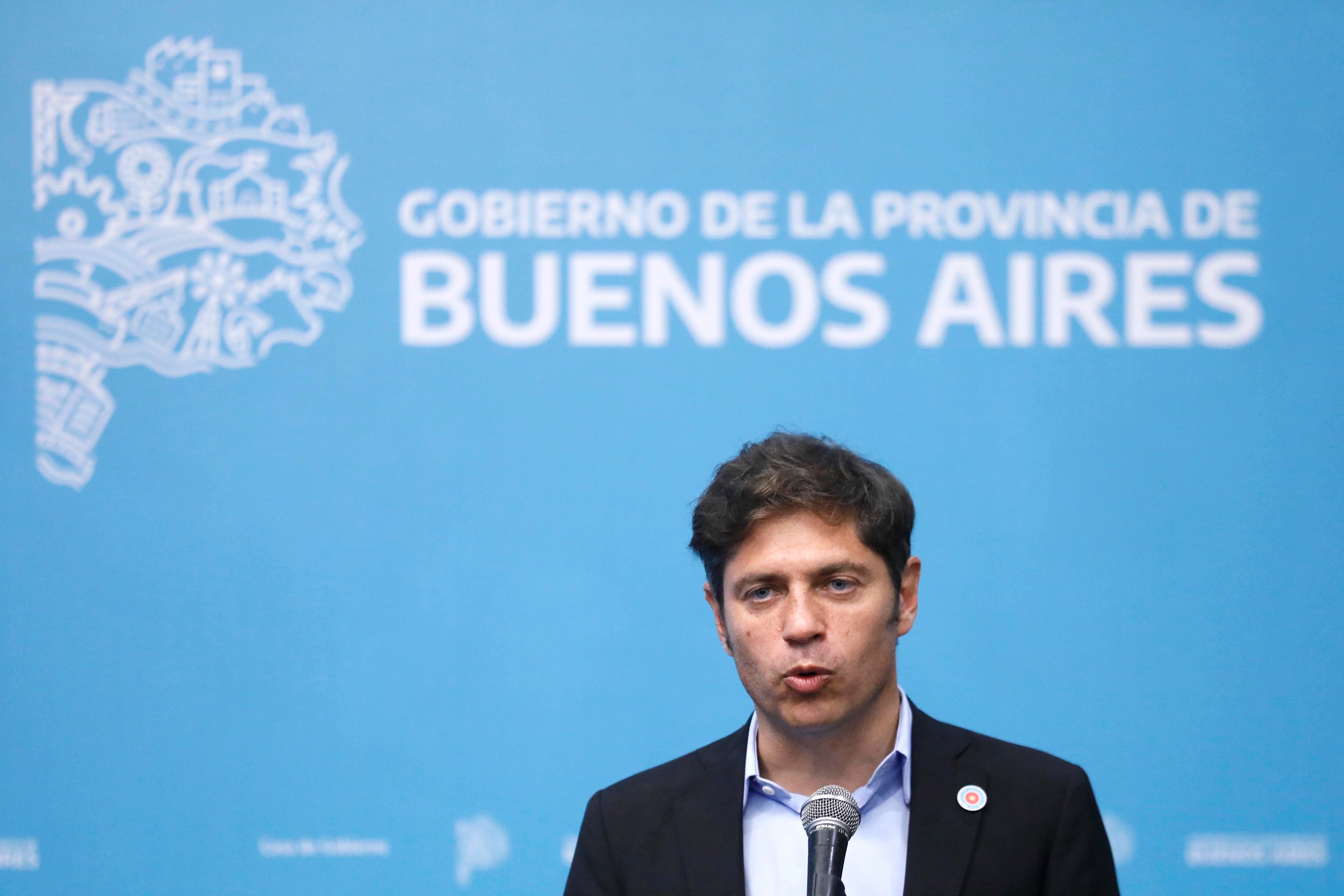 Foto de archivo del gobernador de Buenos Aires, Axel Kicillof. EFE/ Demian Alday Estévez
