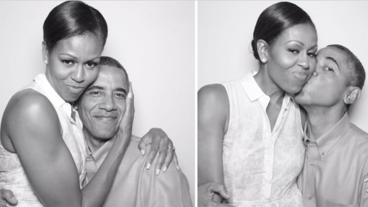 Los Obama en una foto de Instagram. La pareja continúa siendo muy popular y la presencia de Michelle en la fórmula demócrata podría tener mucha fuerza frente a Trump.