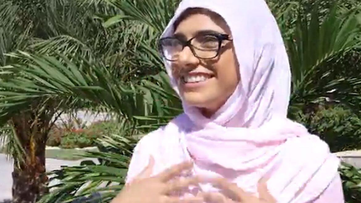 Una imagen de Mia Khalifa con el hiyab de la polémica
