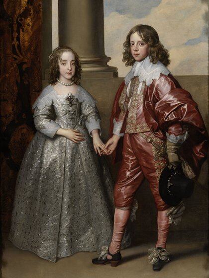 “Guillermo II, príncipe de Orange, y su novia María Enriqueta Estuardo” (1641) de Anton van Dyck