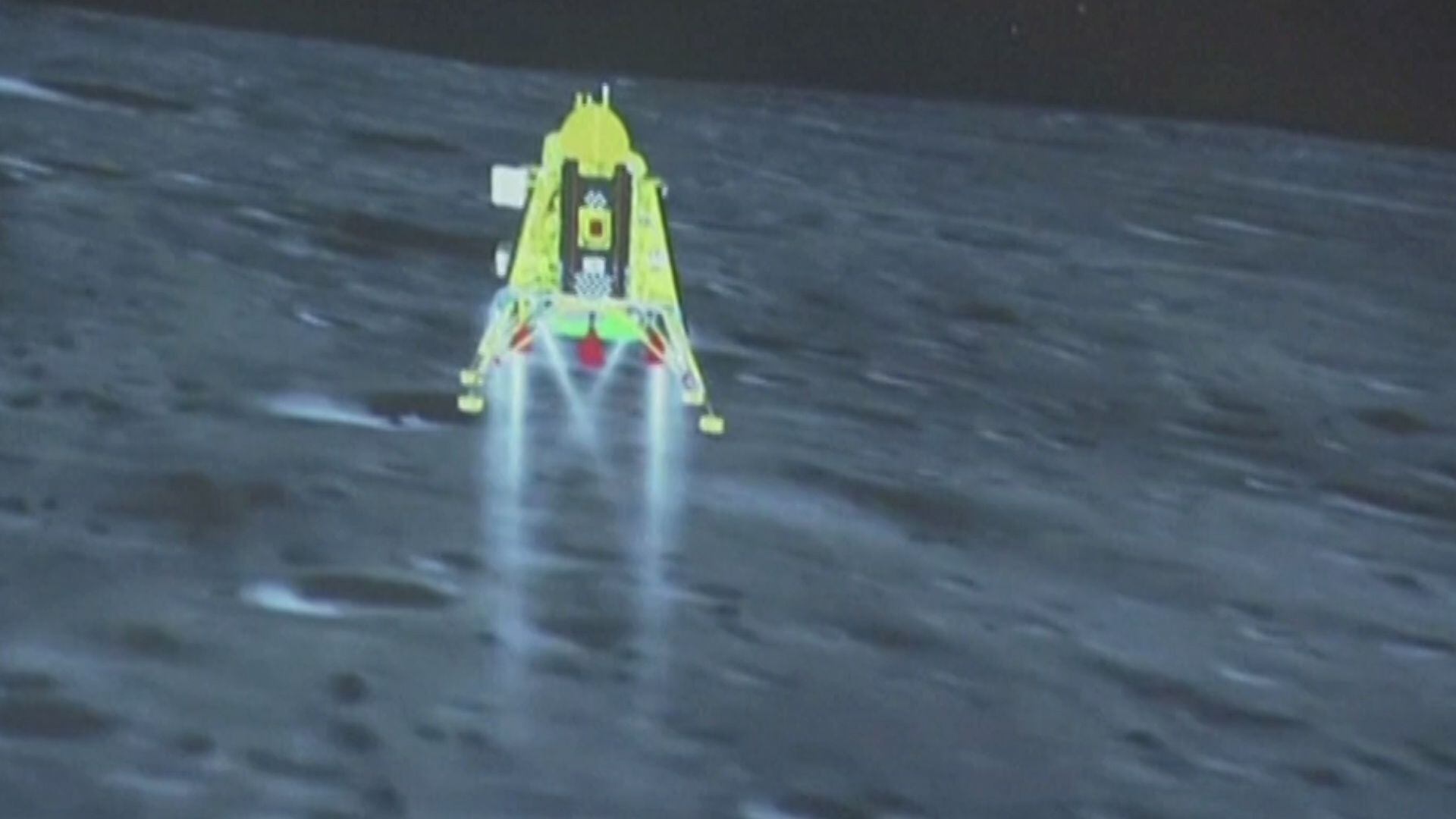 La misión espacial Chandrayaan-3 de la India llegó a la Luna
