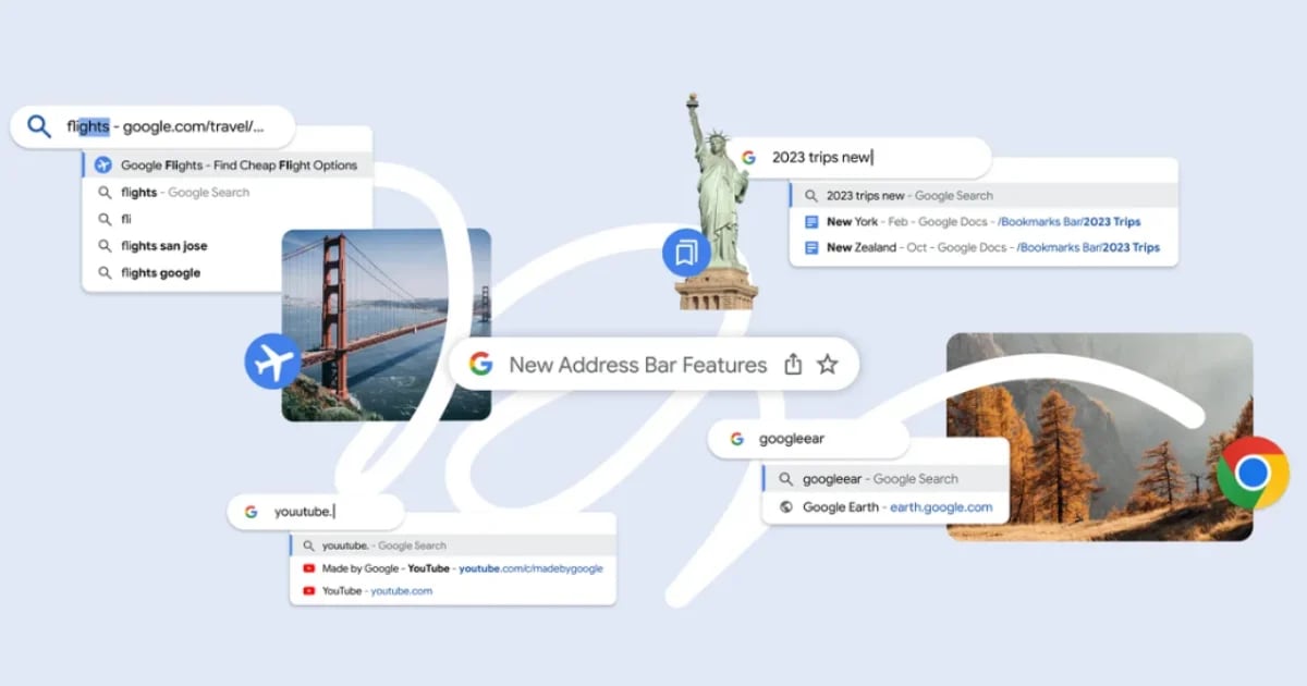 Cuatro cambios que llegarán a la barra de búsqueda de Google Chrome