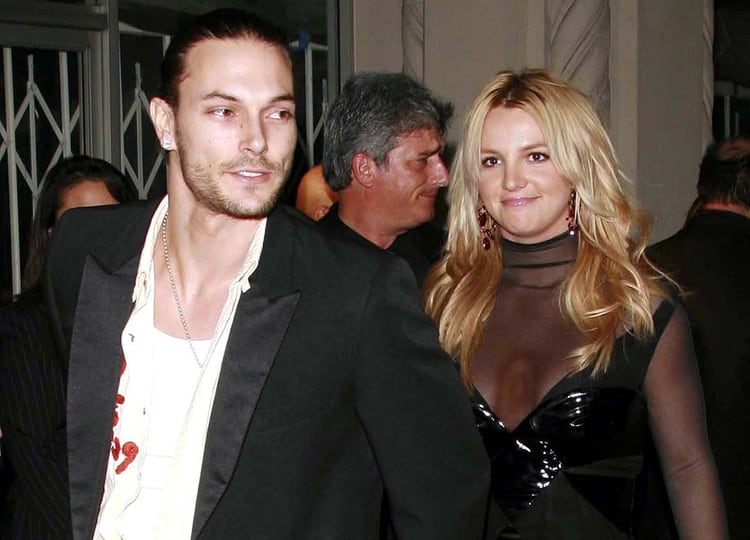 Kevin Federline y Britney Spears se casaon en 2004 y se separaron tres años despúes (Shutterstock)