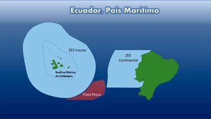 Um dos gráficos publicados pelo Ministério das Relações Exteriores do Equador (@CancilleriaEc)
