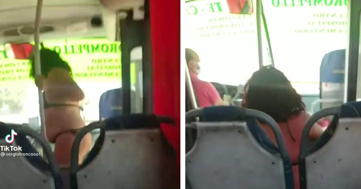 Heat wave: a woman boarded a bus in a bikini and sparked a debate on the networks