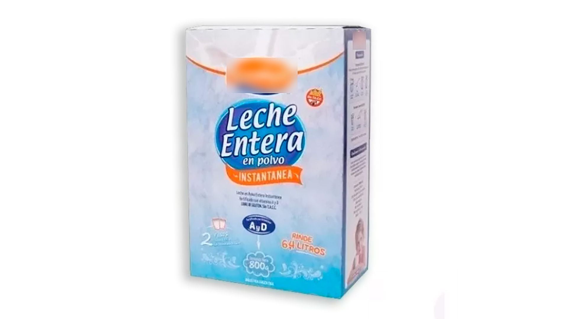 Los billetes estaban dentro de un sobre marrón que había colocado en una caja de leche entera en polvo