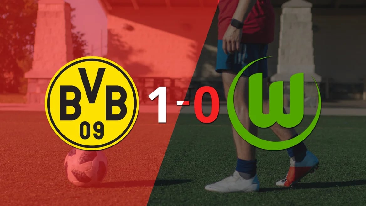 Apretada victoria de Borussia Dortmund frente a Wolfsburgo