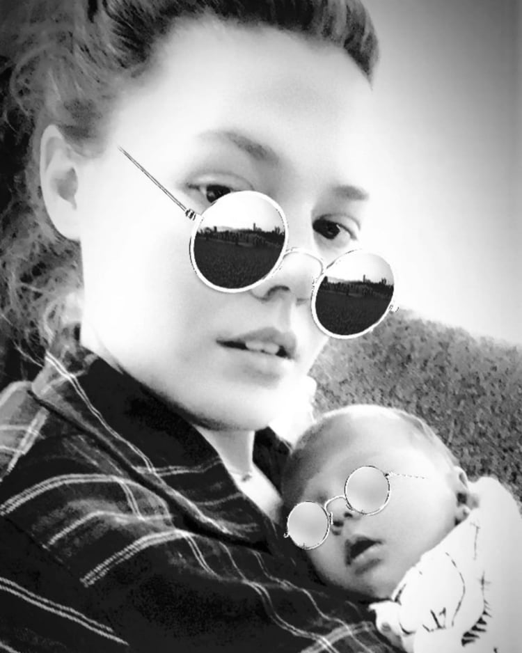 Joy dio a conocer esta nueva imagen de la bebé (Instagram: joynadamas)