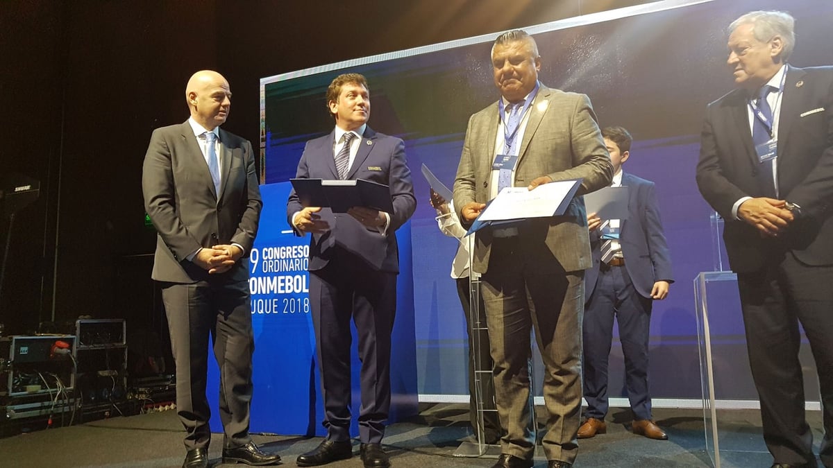 Claudio Tapia fue elegido vicepresidente 2° de la Conmebol