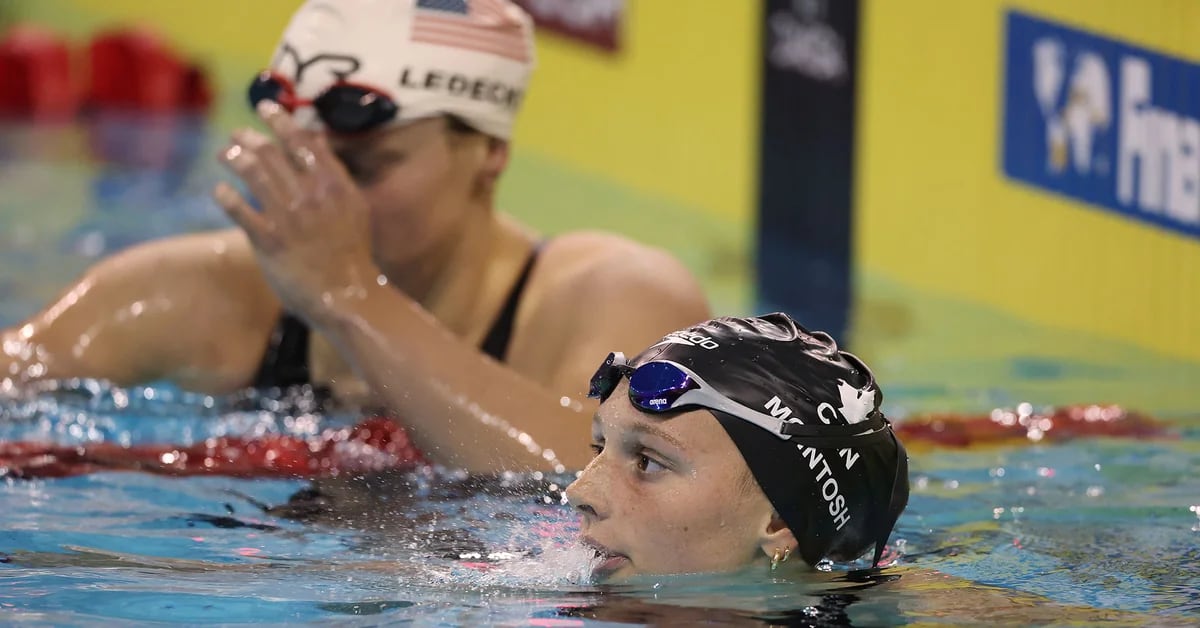 Down goes Ledecky!  The American suffers a shock loss in the pool