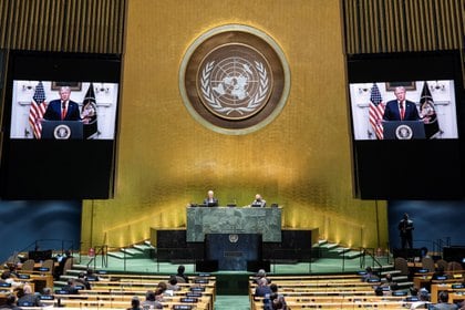 La 75° Asamblea General de la ONU se llevó a cabo de manera virtual debido a las restricciones impuestas por la pandemia del nuevo coronavirus.