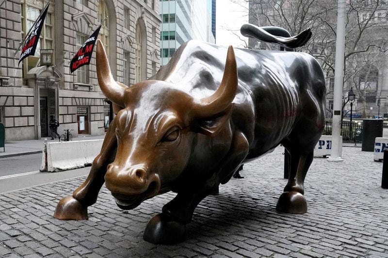 El Toro de Wall Street en el barrio de Manhattan de Nueva York, Estados Unidos. REUTERS/Carlo Allegri/Archivo