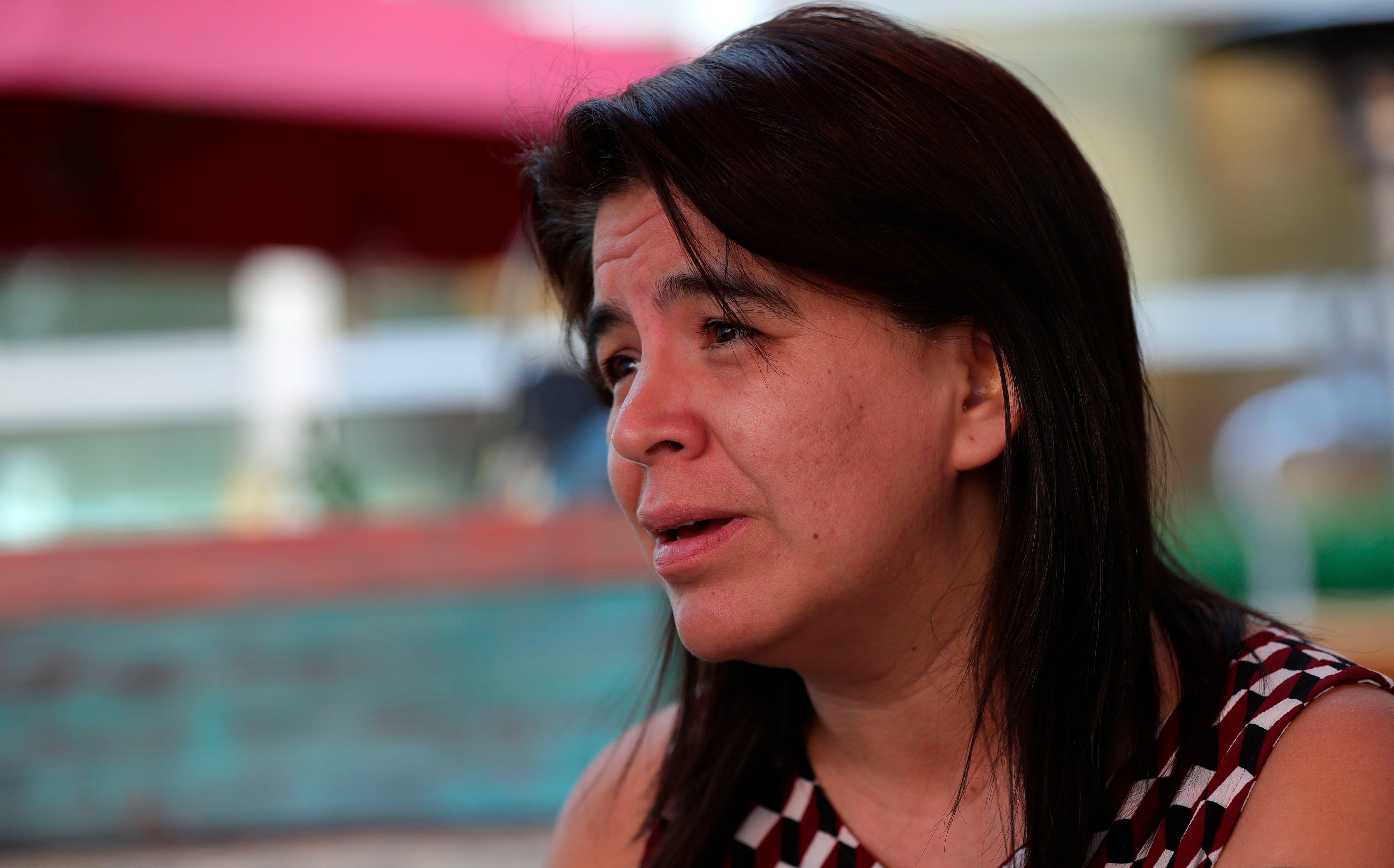La periodista Paola Ugaz habla durante una entrevista con Agencia Efe, el 9 de abril de 2019, en Lima (Perú). EFE/ Ernesto Arias/Archivo
