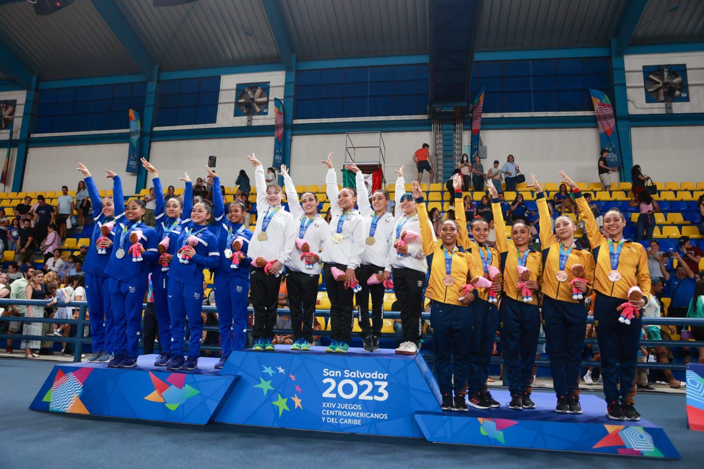 El equipo de Gimnasia obtuvo la medalla de oro en los Juegos Centroamericanos y del Caribe 2023

Foto: CONADE