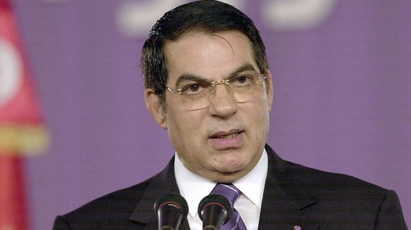 El dictador tunecino Zine el-Abidine Ben Ali