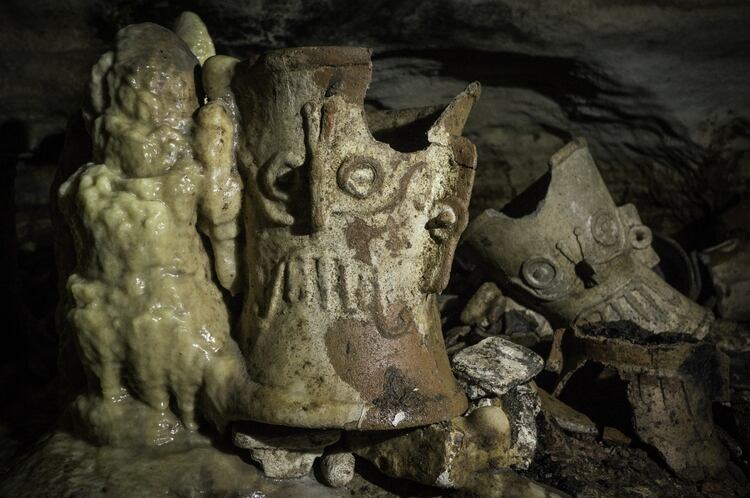 El año pasado fue la segunda ocasión en la que arqueólogos tuvieron conocimiento de la cueva (Foto: Karla Ortega)