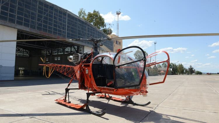 El SA315B LAMA es el modelo del helicóptero con el que se forman a los alumnos del CEPAC, en la IV Brigada Aérea. Foto: Fernando Calzada.
