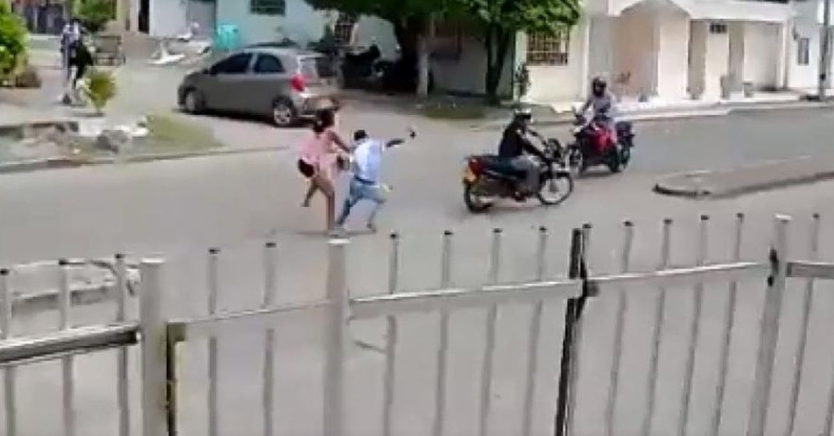 Photo of Video: una mujer se encontró con un ladrón para evitar que la robara