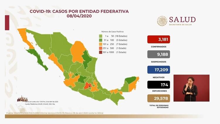 La Zona Metropolitana concentra la mayor cantidad de casos confirmados de COVID-19 (Foto: SSa)