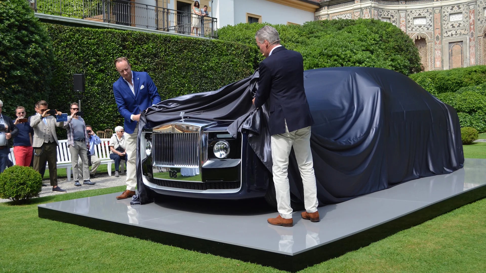 El Rolls-Royce Sweptail fue presentado en el Concorso d’Eleganza Villa d’Este