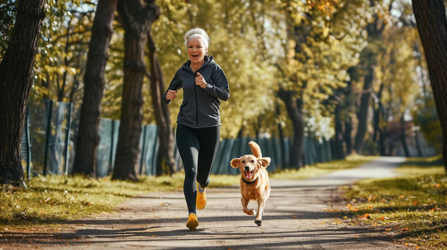 Imagen revitalizante de persona corriendo en el parque, practicando ejercicio para mejorar su salud y bienestar. La escena transmite energía positiva y muestra el compromiso con un estilo de vida activo. (Imagen Ilustrativa Infobae)