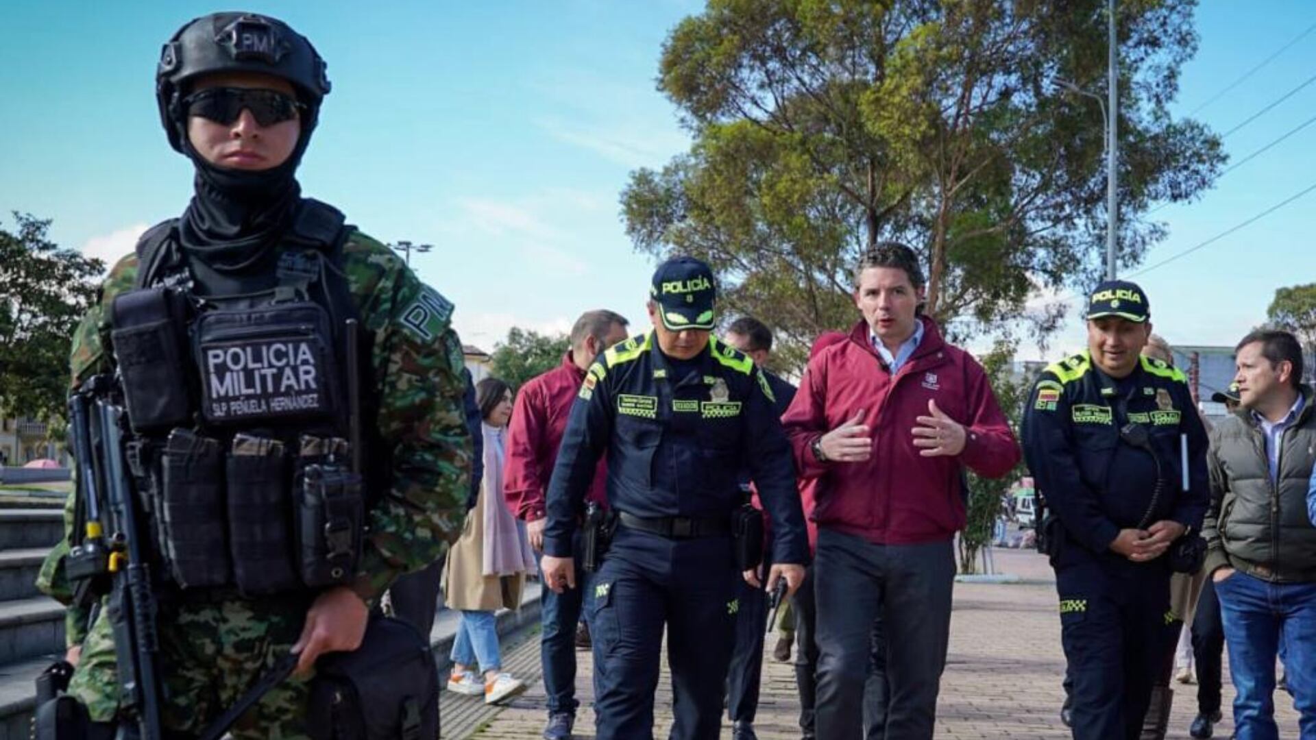 Comenzó plan navidad en zonas más comerciales de Bogotá. (Secretaría de Seguridad).