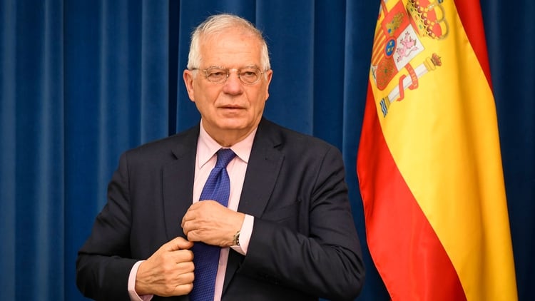Josep Borrell, ministro de Asuntos Exteriores, UniÃ³n Europea y CooperaciÃ³n de EspaÃ±a (AFP)