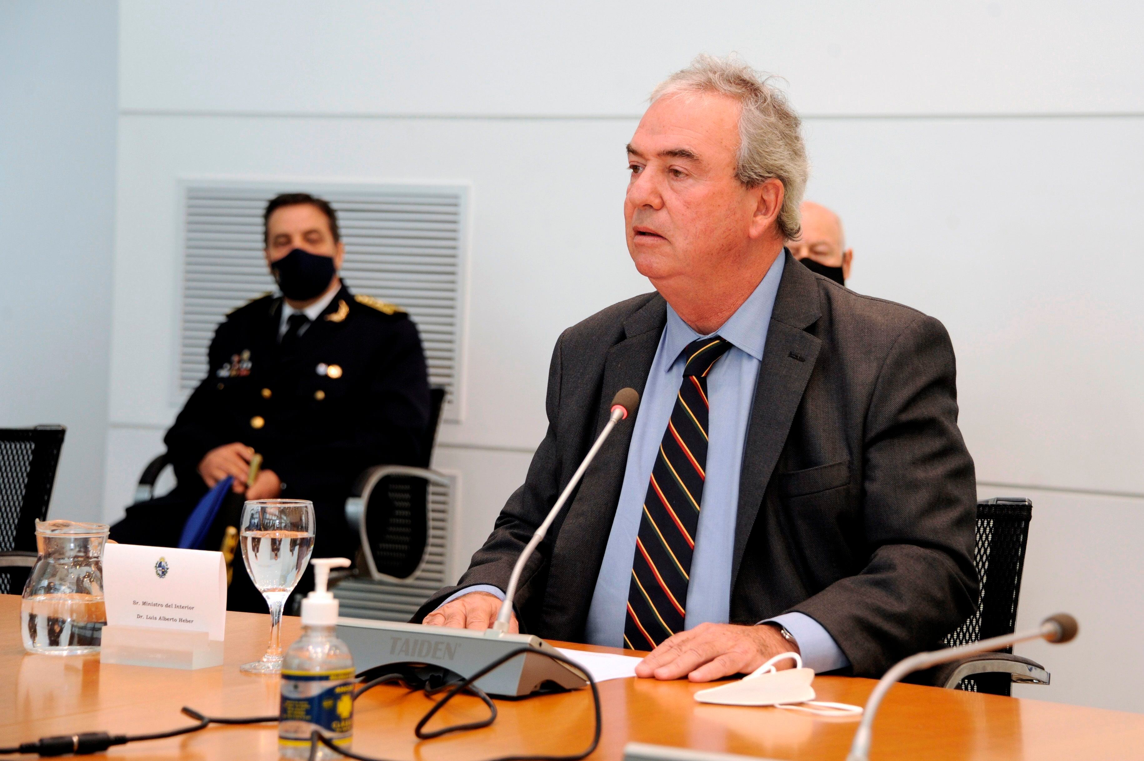 El ministro del Interior de Uruguay, Luis Alberto Heber (EFE/ Presidencia de Uruguay/Walter Paciello)