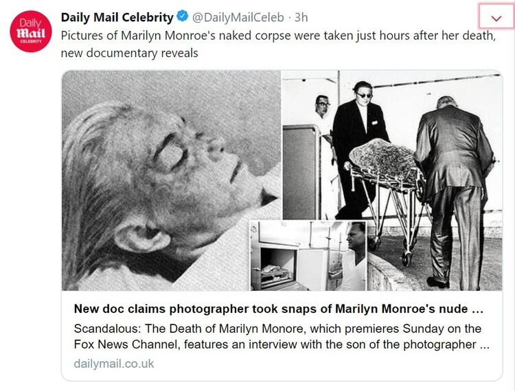 Otras fotografías tomadas por distintos camarógrafos salieron a la luz tras la muerte de la protagonista de “Los caballeros las prefieren rubias”, como la captura en la que aparece en la morgue con el rostro pálido y demacrado (izquierda) (Foto: Twitter/Daily Mail)