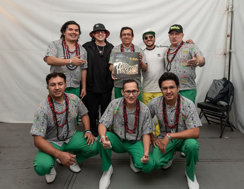 Los Merlos is a cumbia group from Peru.  (Photo: charlotte.beja)