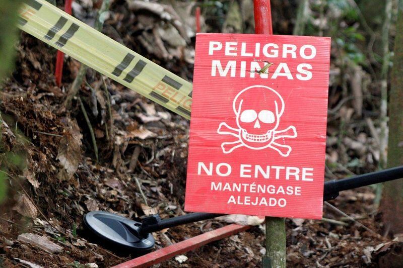 Estados Unidos aprobó 10 millones de dólares para actividades de desminado y prevención de la proliferación en Colombia - crédito Fredy Builes/Reuters