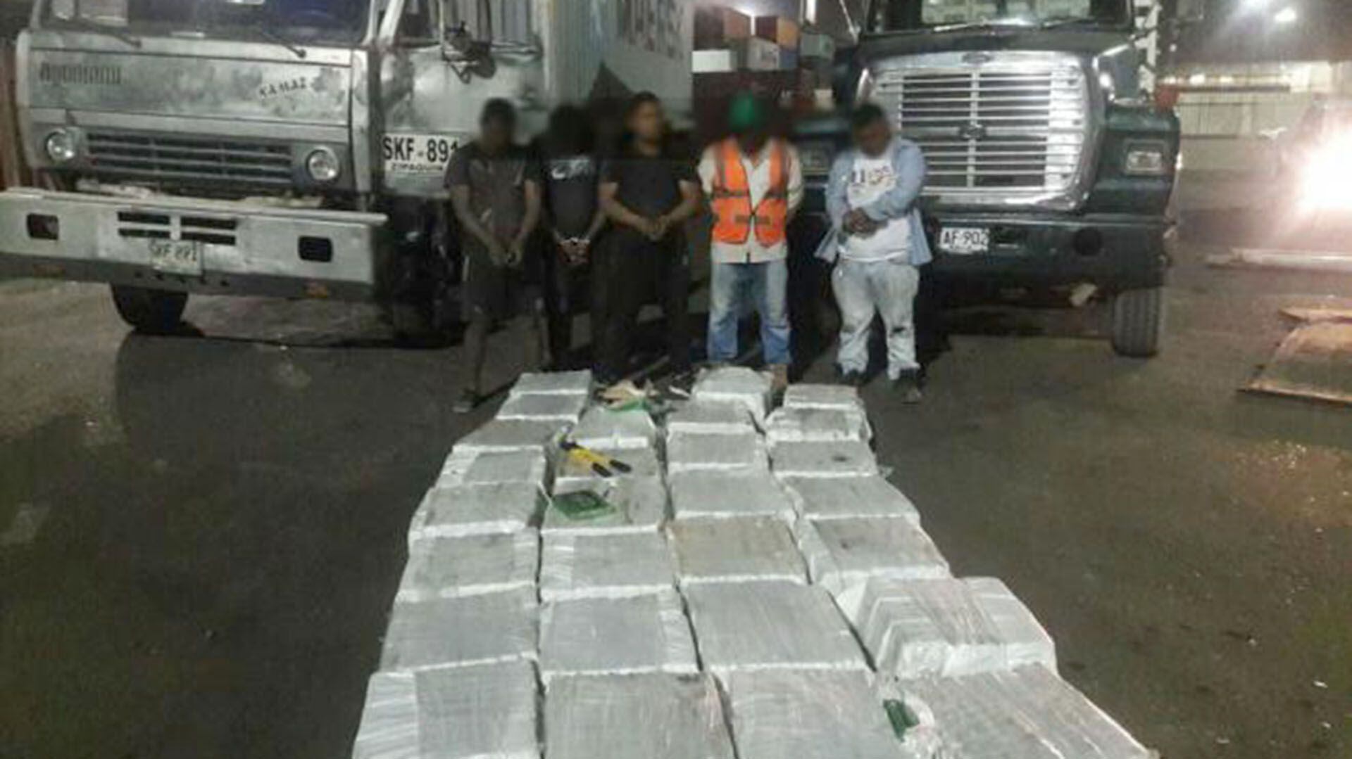 Capturados en el Puerto de Barranquilla con 700 kilos de cocaóna
