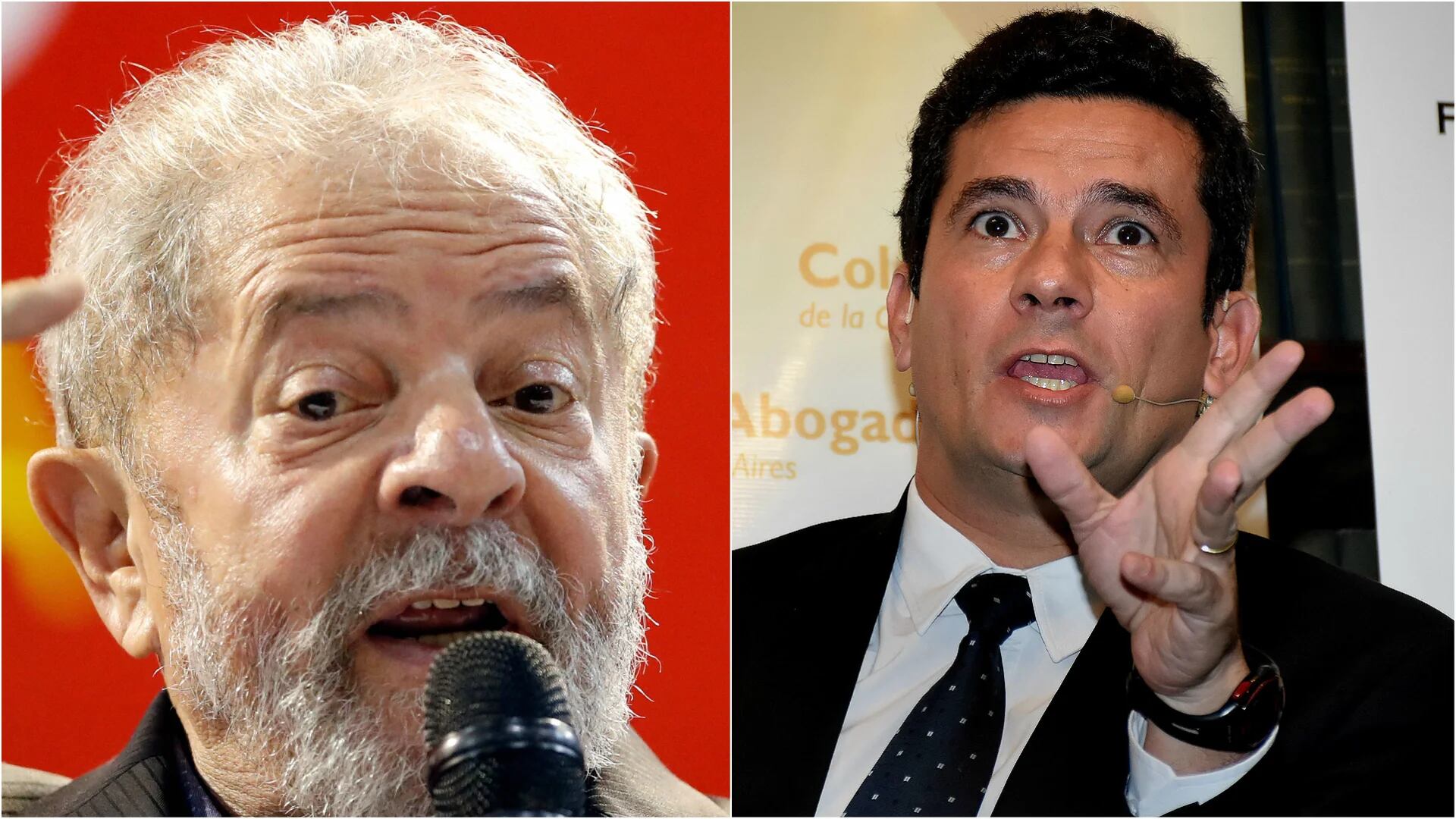 Lula da Silva y Sergio Moro